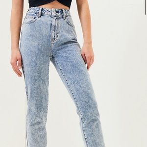 Pacsun acid wash mom jean